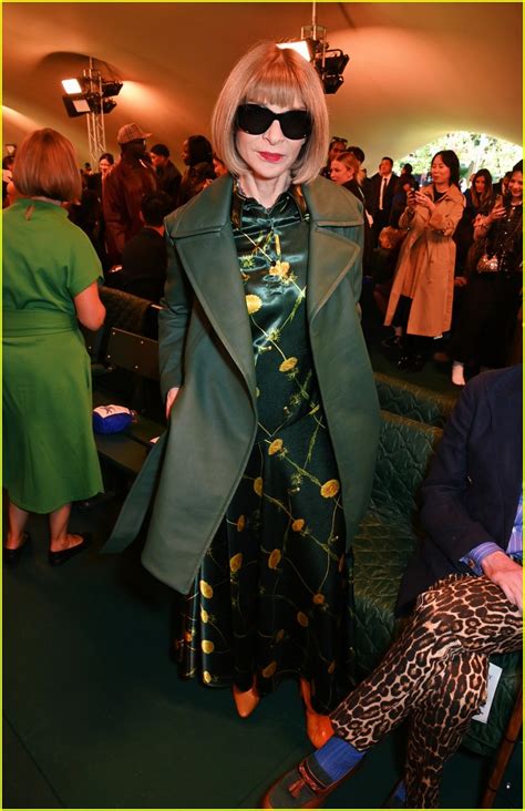 anna wintour burberry|Celebrities step out in style for Burberry's Winter 2024 .